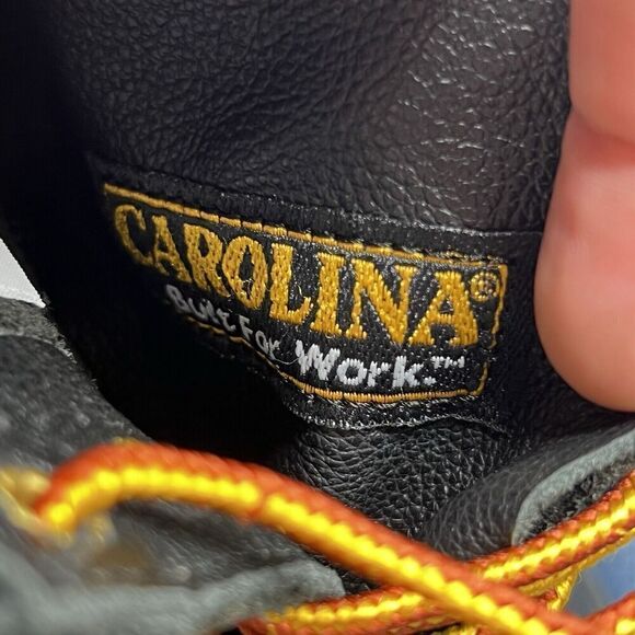 Carolina 9" Maple Steel Toe Work Boot Black Leather Mens Size 8.5 D Made in Usa - Picture 13 of 14